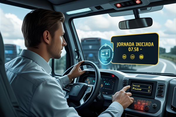 Teclado de Jornada de Trabalho Veicular